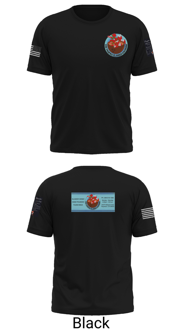 Short Sleeve Performance Shirt, The Pasifika Islander Kava Bar, , Teamtime, Team time, sublimation, custom sports apparel, team uniforms, spirit wear, spiritwear, sports uniforms, custom shirts, team store, custom team store, fundraiser sports, apparel fundraiser