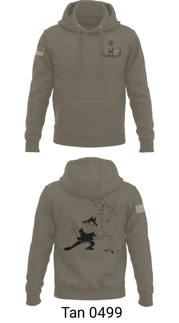 Hoodie, 18th EOD Det, Army, Teamtime, Team time, sublimation, custom sports apparel, team uniforms, spirit wear, spiritwear, sports uniforms, custom shirts, team store, custom team store, fundraiser sports, apparel fundraiser
