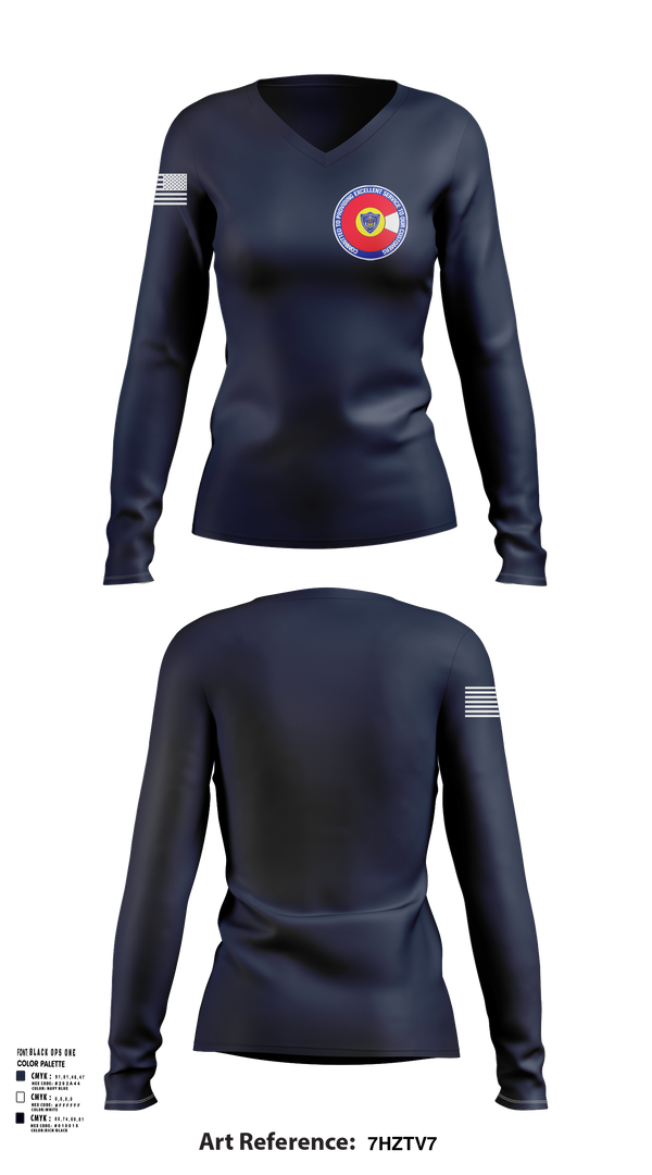 Womens Long Sleeve Vneck Shirt, Restore, Police, Teamtime, Team time, sublimation, custom sports apparel, team uniforms, spirit wear, spiritwear, sports uniforms, custom shirts, team store, custom team store, fundraiser sports, apparel fundraiser