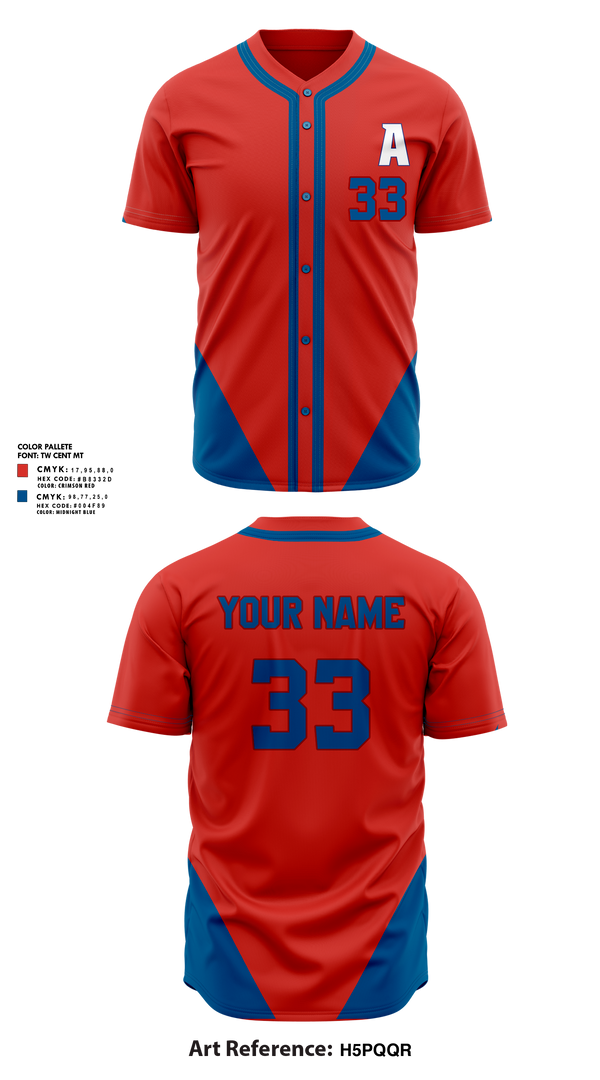 Full Button Baseball Jersey, Arcadia Little League Baseball, Baseball, Teamtime, Team time, sublimation, custom sports apparel, team uniforms, spirit wear, spiritwear, sports uniforms, custom shirts, team store, custom team store, fundraiser sports, apparel fundraiser