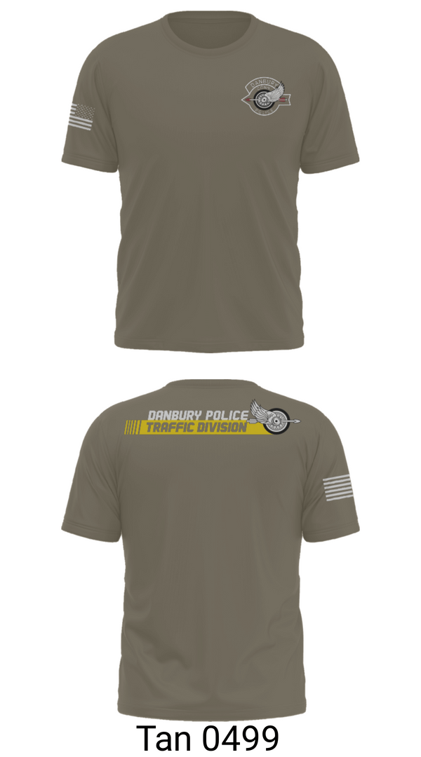 Short Sleeve Performance Shirt, Danbury Police Traffic Unit, Police, Teamtime, Team time, sublimation, custom sports apparel, team uniforms, spirit wear, spiritwear, sports uniforms, custom shirts, team store, custom team store, fundraiser sports, apparel fundraiser