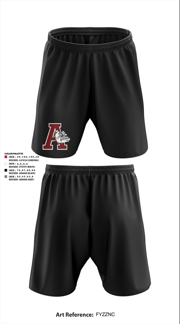 Athletic Shorts With Pockets, Anniston High School, Spirit Store, Teamtime, Team time, sublimation, custom sports apparel, team uniforms, spirit wear, spiritwear, sports uniforms, custom shirts, team store, custom team store, fundraiser sports, apparel fundraiser