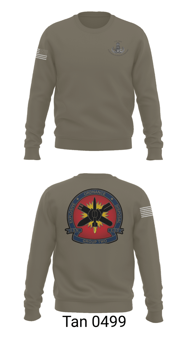 Crew Neck Sweatshirt, EODMU 2, , Teamtime, Team time, sublimation, custom sports apparel, team uniforms, spirit wear, spiritwear, sports uniforms, custom shirts, team store, custom team store, fundraiser sports, apparel fundraiser