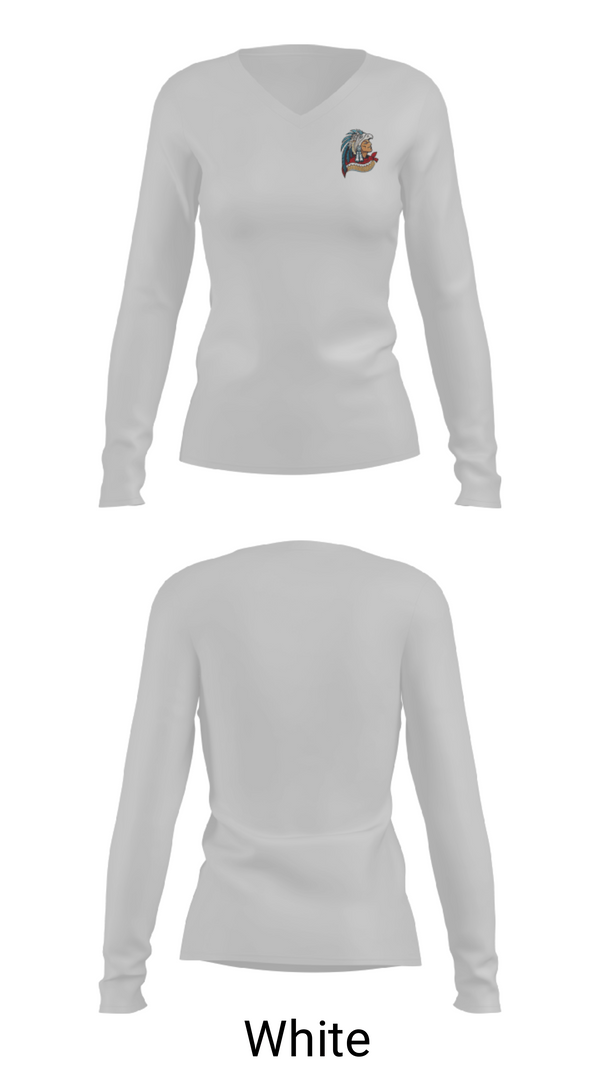 Womens Long Sleeve Vneck Shirt, Mark Keppel High School Golf, Golf, Teamtime, Team time, sublimation, custom sports apparel, team uniforms, spirit wear, spiritwear, sports uniforms, custom shirts, team store, custom team store, fundraiser sports, apparel fundraiser