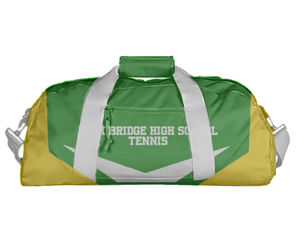 Duffle Bag, Rock Bridge High School Tennis, Tennis, Teamtime, Team time, sublimation, custom sports apparel, team uniforms, spirit wear, spiritwear, sports uniforms, custom shirts, team store, custom team store, fundraiser sports, apparel fundraiser