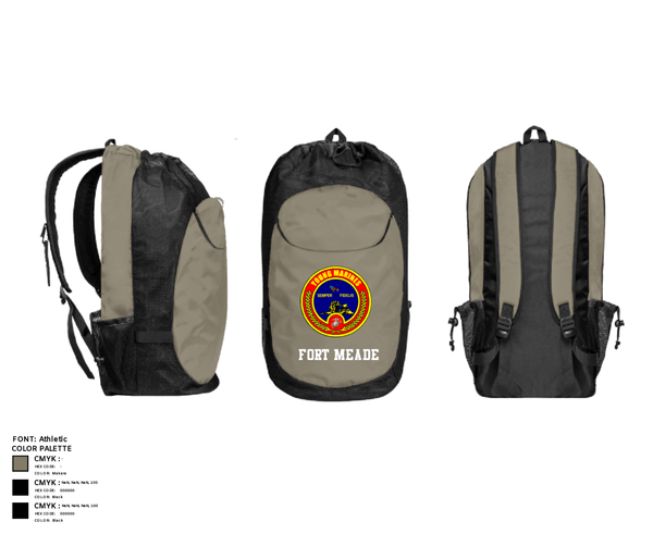 Gear Bag, Fort meade, Marines, Teamtime, Team time, sublimation, custom sports apparel, team uniforms, spirit wear, spiritwear, sports uniforms, custom shirts, team store, custom team store, fundraiser sports, apparel fundraiser