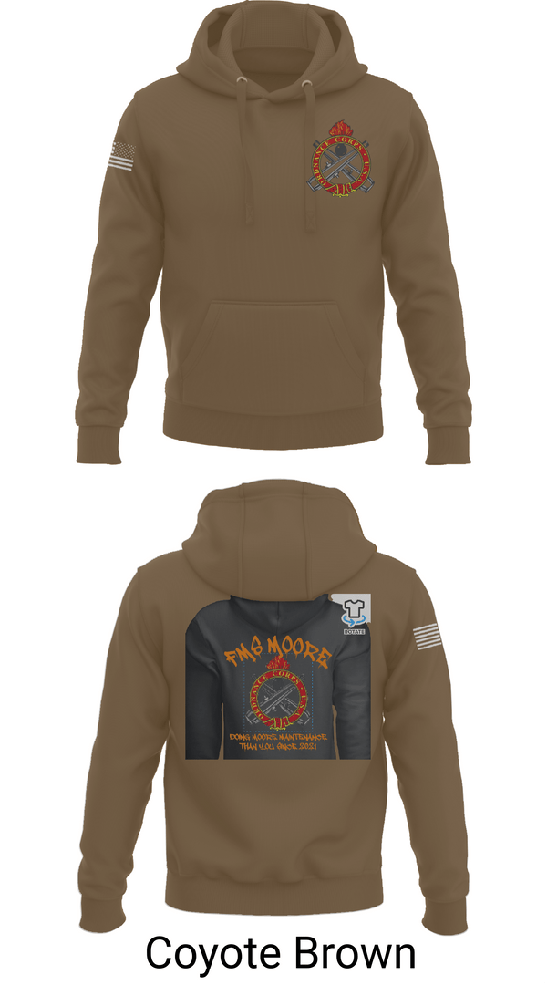 Hoodie, FMS Moore, Army, Teamtime, Team time, sublimation, custom sports apparel, team uniforms, spirit wear, spiritwear, sports uniforms, custom shirts, team store, custom team store, fundraiser sports, apparel fundraiser