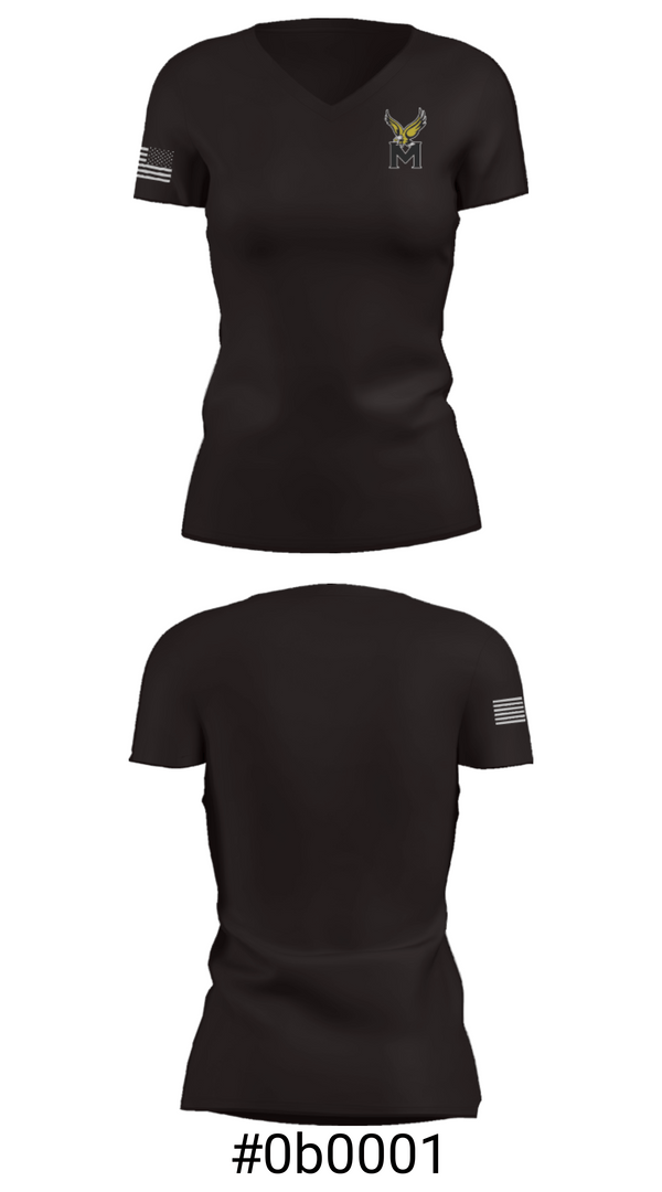 Women's Short Sleeve Vneck Shirt, Midland Community High School Softball, Softball, Teamtime, Team time, sublimation, custom sports apparel, team uniforms, spirit wear, spiritwear, sports uniforms, custom shirts, team store, custom team store, fundraiser sports, apparel fundraiser