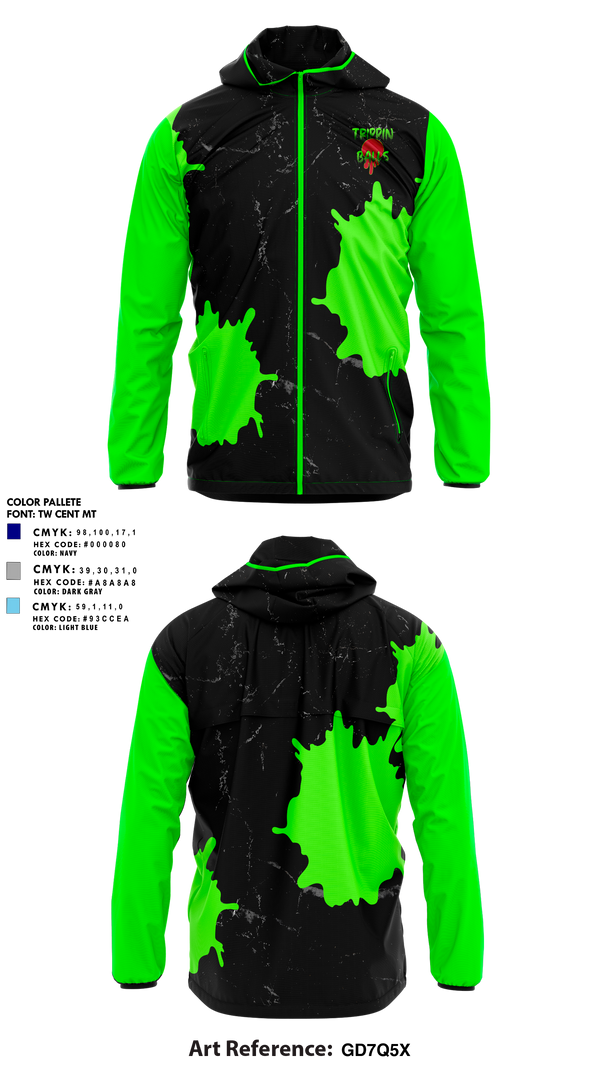 Windbreaker, Trippin Balls, Softball, Teamtime, Team time, sublimation, custom sports apparel, team uniforms, spirit wear, spiritwear, sports uniforms, custom shirts, team store, custom team store, fundraiser sports, apparel fundraiser