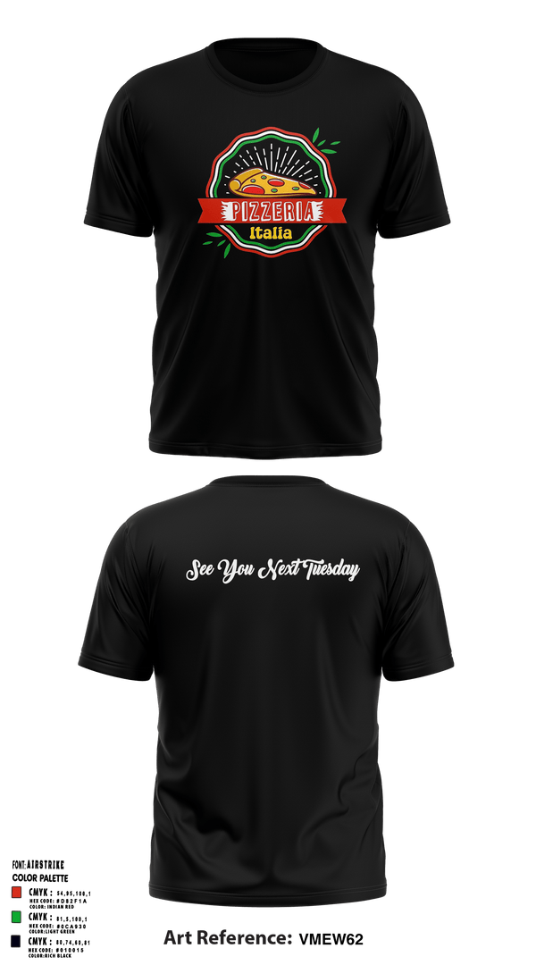 Short Sleeve Performance Shirt, Pizzeria ItaliaJDC PBA, Bowling, Teamtime, Team time, sublimation, custom sports apparel, team uniforms, spirit wear, spiritwear, sports uniforms, custom shirts, team store, custom team store, fundraiser sports, apparel fundraiser