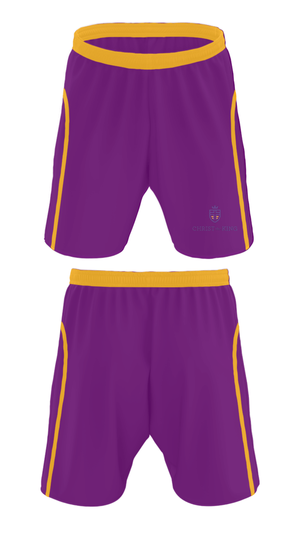 Athletic Shorts With Pockets, Christ The King Catholic School, Spirit Store, Teamtime, Team time, sublimation, custom sports apparel, team uniforms, spirit wear, spiritwear, sports uniforms, custom shirts, team store, custom team store, fundraiser sports, apparel fundraiser