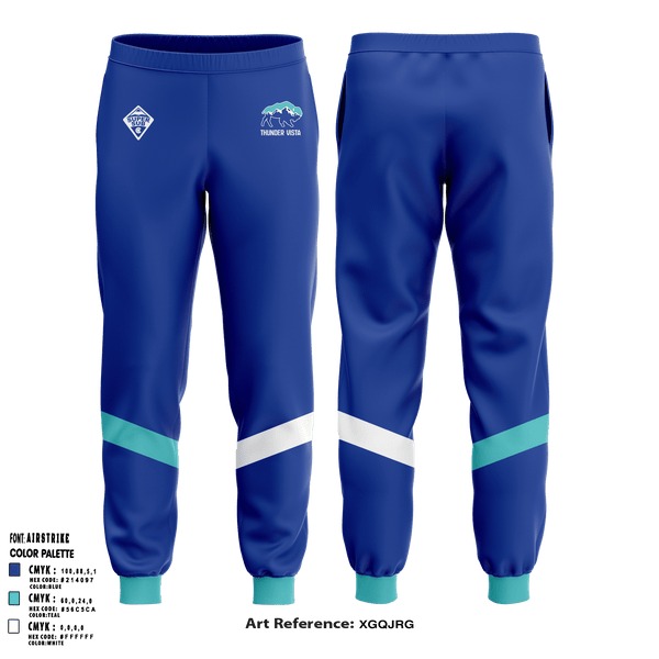 Joggers, Thunder Vista MS, Spirit Store, Teamtime, Team time, sublimation, custom sports apparel, team uniforms, spirit wear, spiritwear, sports uniforms, custom shirts, team store, custom team store, fundraiser sports, apparel fundraiser