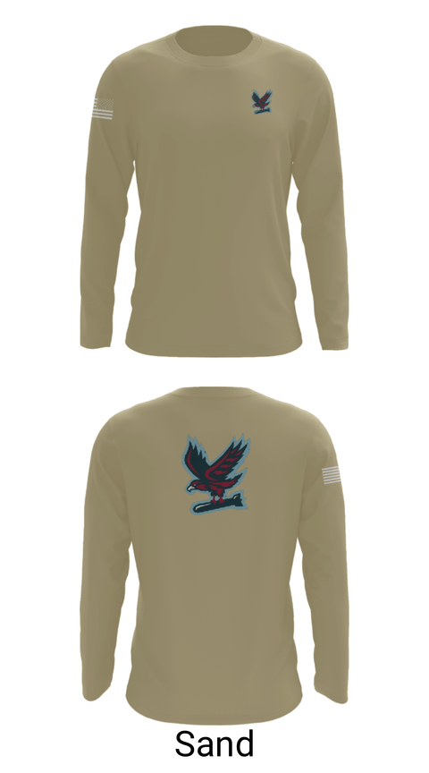 Long Sleeve Performance Shirt, Hawksquad, Air Force, Teamtime, Team time, sublimation, custom sports apparel, team uniforms, spirit wear, spiritwear, sports uniforms, custom shirts, team store, custom team store, fundraiser sports, apparel fundraiser