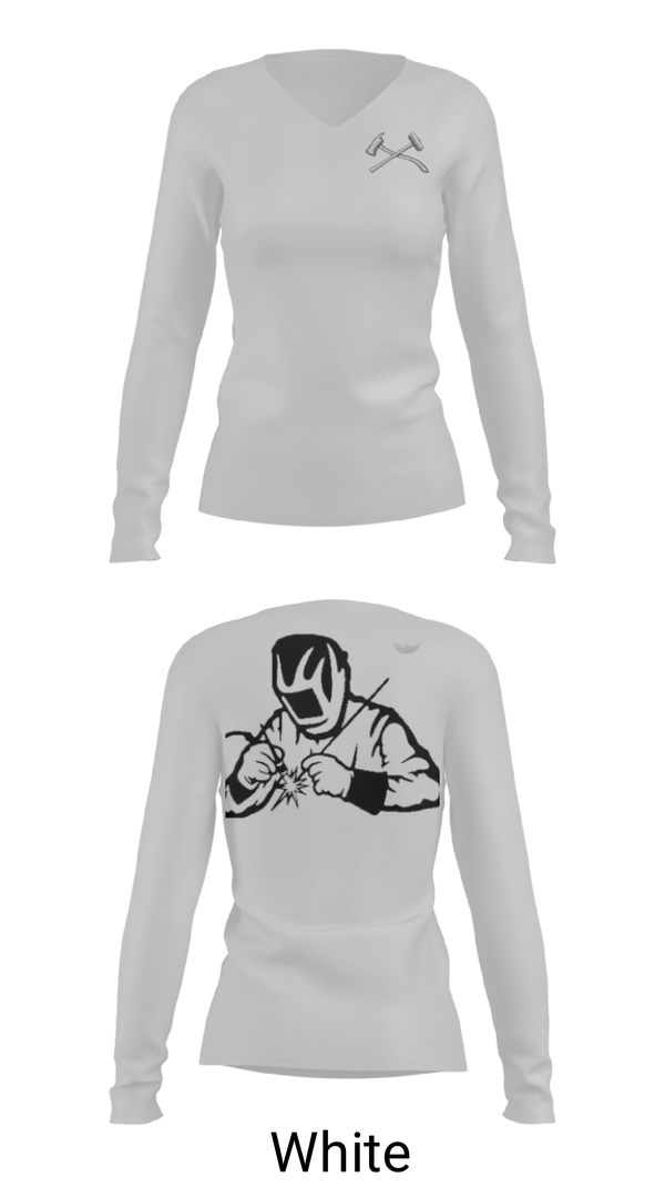 Women's Long Sleeve Vneck Shirt, DC Shop, Coast Guard, Teamtime, Team time, sublimation, custom sports apparel, team uniforms, spirit wear, spiritwear, sports uniforms, custom shirts, team store, custom team store, fundraiser sports, apparel fundraiser