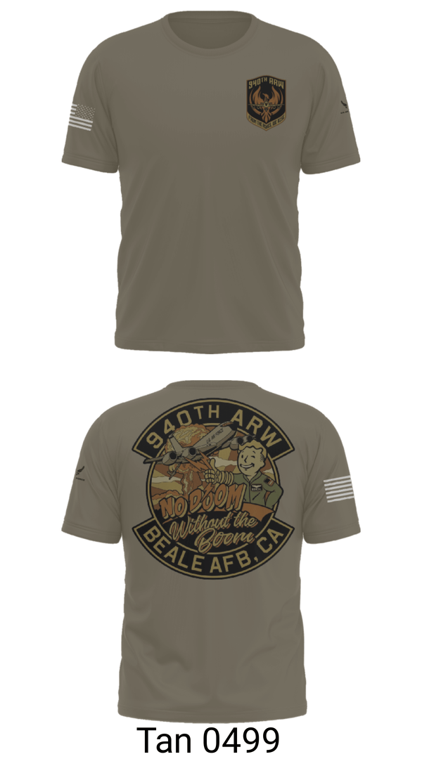 Short Sleeve Performance Shirt, 940 Air Refueling Wing, , Teamtime, Team time, sublimation, custom sports apparel, team uniforms, spirit wear, spiritwear, sports uniforms, custom shirts, team store, custom team store, fundraiser sports, apparel fundraiser