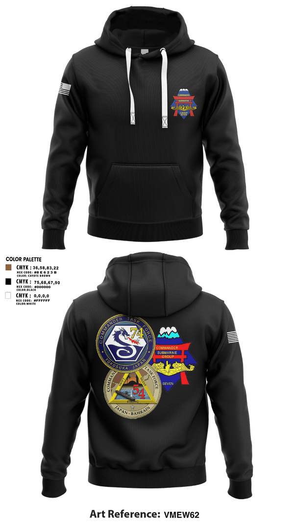 Hoodie, Submarine Group 7 N4, Navy, Teamtime, Team time, sublimation, custom sports apparel, team uniforms, spirit wear, spiritwear, sports uniforms, custom shirts, team store, custom team store, fundraiser sports, apparel fundraiser