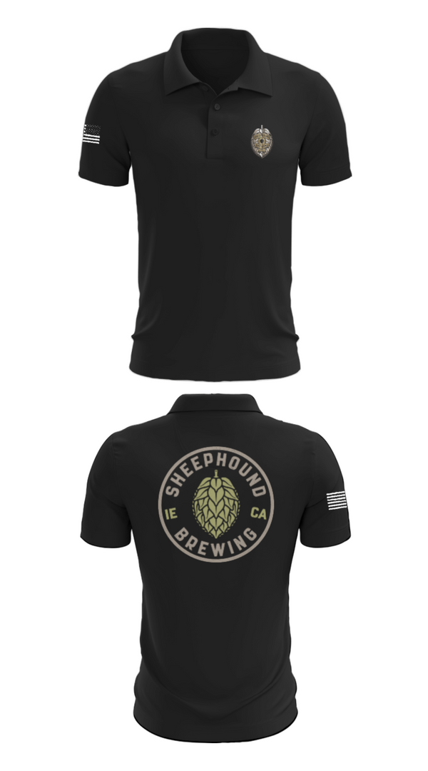 Short Sleeve Performance Polo, Sheephound Brewing, , Teamtime, Team time, sublimation, custom sports apparel, team uniforms, spirit wear, spiritwear, sports uniforms, custom shirts, team store, custom team store, fundraiser sports, apparel fundraiser