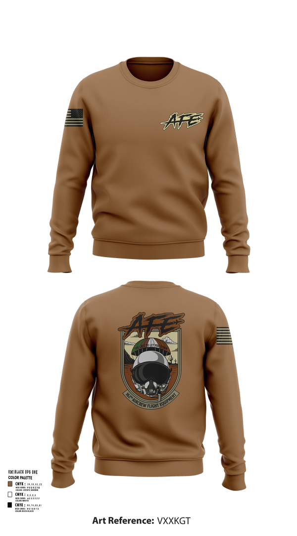 Crew Neck Sweatshirt, 162 AFE, Air Force, Teamtime, Team time, sublimation, custom sports apparel, team uniforms, spirit wear, spiritwear, sports uniforms, custom shirts, team store, custom team store, fundraiser sports, apparel fundraiser