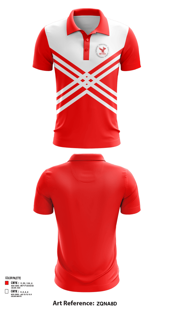 Short Sleeve Performance Polo, Smyrna Middle School Cheer, Cheer, Teamtime, Team time, sublimation, custom sports apparel, team uniforms, spirit wear, spiritwear, sports uniforms, custom shirts, team store, custom team store, fundraiser sports, apparel fundraiser