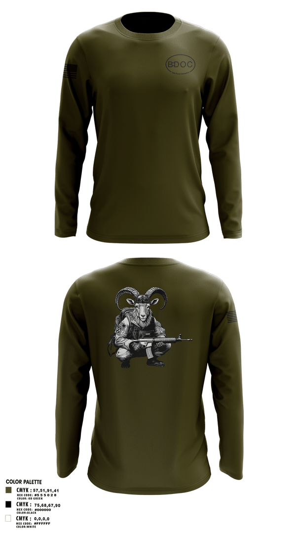 Long Sleeve Performance Shirt, 1-87, Army, Teamtime, Team time, sublimation, custom sports apparel, team uniforms, spirit wear, spiritwear, sports uniforms, custom shirts, team store, custom team store, fundraiser sports, apparel fundraiser