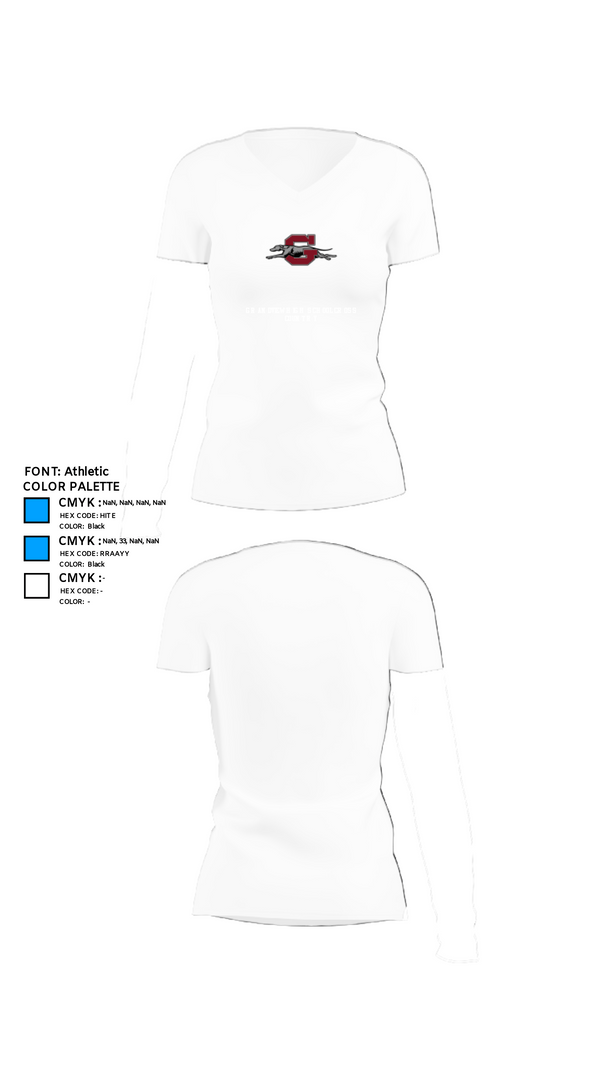 Womens Short Sleeve Vneck Shirt, Grandview High School Cross Country, Cross Country, Teamtime, Team time, sublimation, custom sports apparel, team uniforms, spirit wear, spiritwear, sports uniforms, custom shirts, team store, custom team store, fundraiser sports, apparel fundraiser