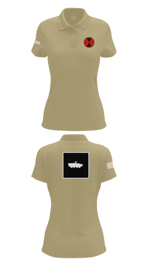 Womens Short Sleeve Performance Polo, RECCE, Army, Teamtime, Team time, sublimation, custom sports apparel, team uniforms, spirit wear, spiritwear, sports uniforms, custom shirts, team store, custom team store, fundraiser sports, apparel fundraiser
