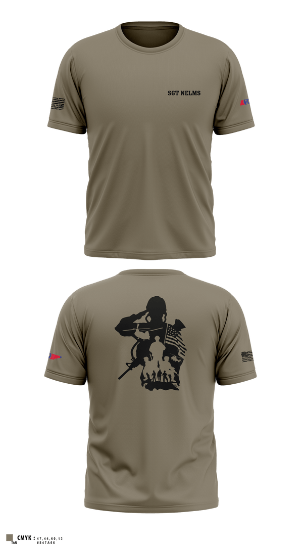 Short Sleeve Performance Shirt, SGT Nelms, National Guard, Teamtime, Team time, sublimation, custom sports apparel, team uniforms, spirit wear, spiritwear, sports uniforms, custom shirts, team store, custom team store, fundraiser sports, apparel fundraiser