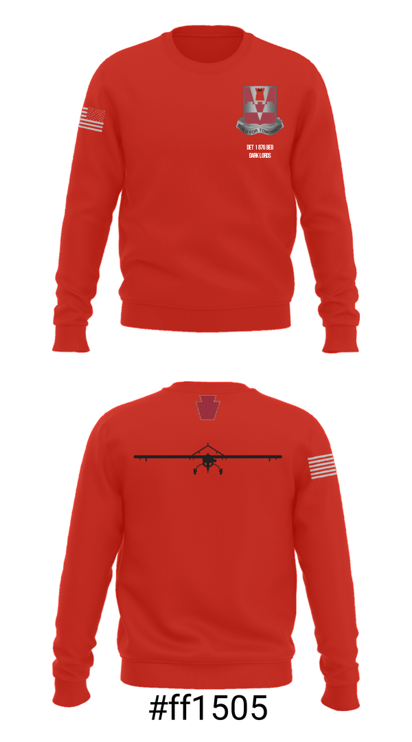 Crew Neck Sweatshirt, Det 1 876 BEB, , Teamtime, Team time, sublimation, custom sports apparel, team uniforms, spirit wear, spiritwear, sports uniforms, custom shirts, team store, custom team store, fundraiser sports, apparel fundraiser