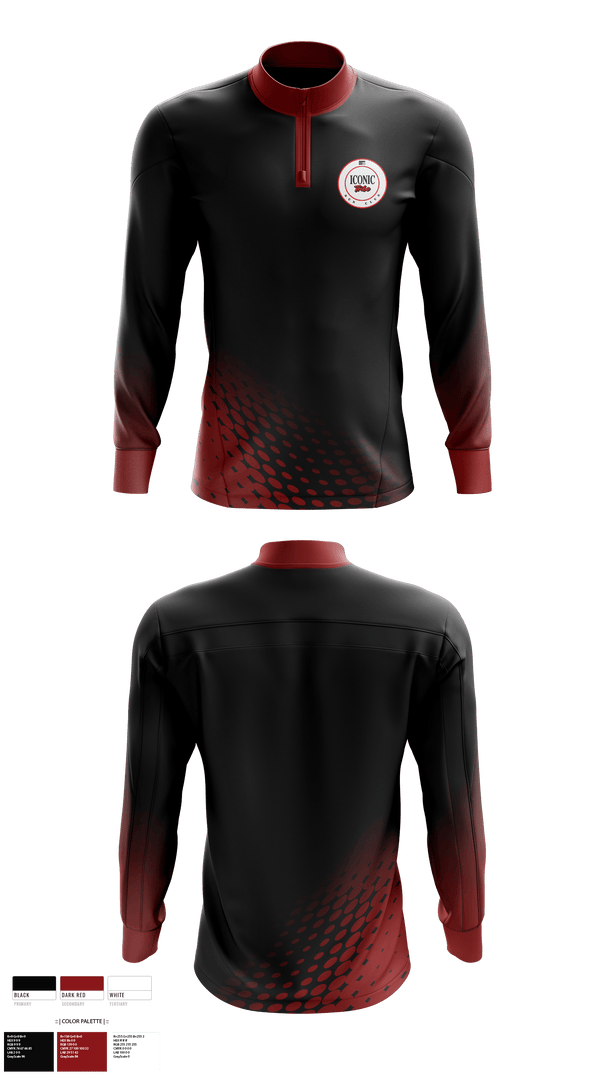 Quarter Zip Jacket, INCONIC, Cross Country, Teamtime, Team time, sublimation, custom sports apparel, team uniforms, spirit wear, spiritwear, sports uniforms, custom shirts, team store, custom team store, fundraiser sports, apparel fundraiser