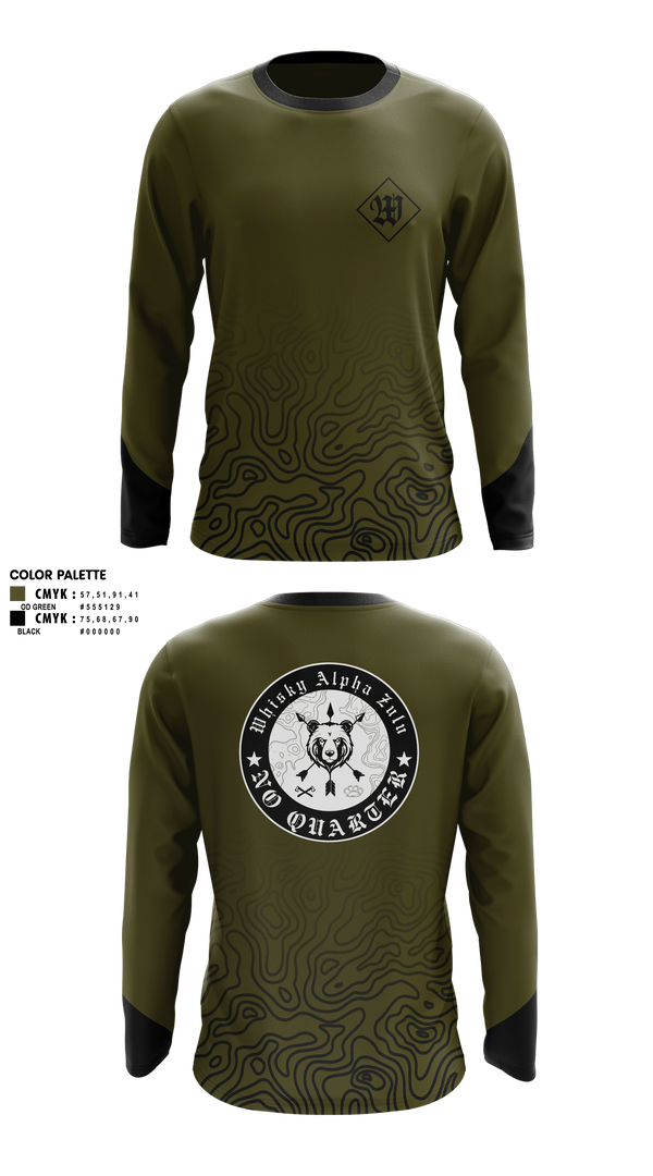 Long Sleeve Performance Shirt, Whiskey Alpha Zulu, , Teamtime, Team time, sublimation, custom sports apparel, team uniforms, spirit wear, spiritwear, sports uniforms, custom shirts, team store, custom team store, fundraiser sports, apparel fundraiser