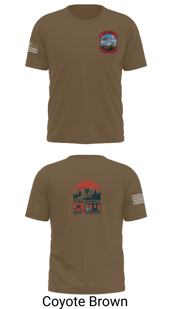 Old School Cotton Feel Shirt, 75 HCOS SGGD, Air Force, Teamtime, Team time, sublimation, custom sports apparel, team uniforms, spirit wear, spiritwear, sports uniforms, custom shirts, team store, custom team store, fundraiser sports, apparel fundraiser
