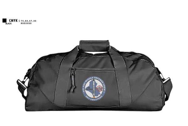 Duffle Bag, Bravo Battery, 4th Battalion, 3rd Air Defense Artillery Regiment, Army, Teamtime, Team time, sublimation, custom sports apparel, team uniforms, spirit wear, spiritwear, sports uniforms, custom shirts, team store, custom team store, fundraiser sports, apparel fundraiser