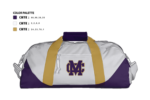 Duffle Bag, Madison County High School Golf, Golf, Teamtime, Team time, sublimation, custom sports apparel, team uniforms, spirit wear, spiritwear, sports uniforms, custom shirts, team store, custom team store, fundraiser sports, apparel fundraiser