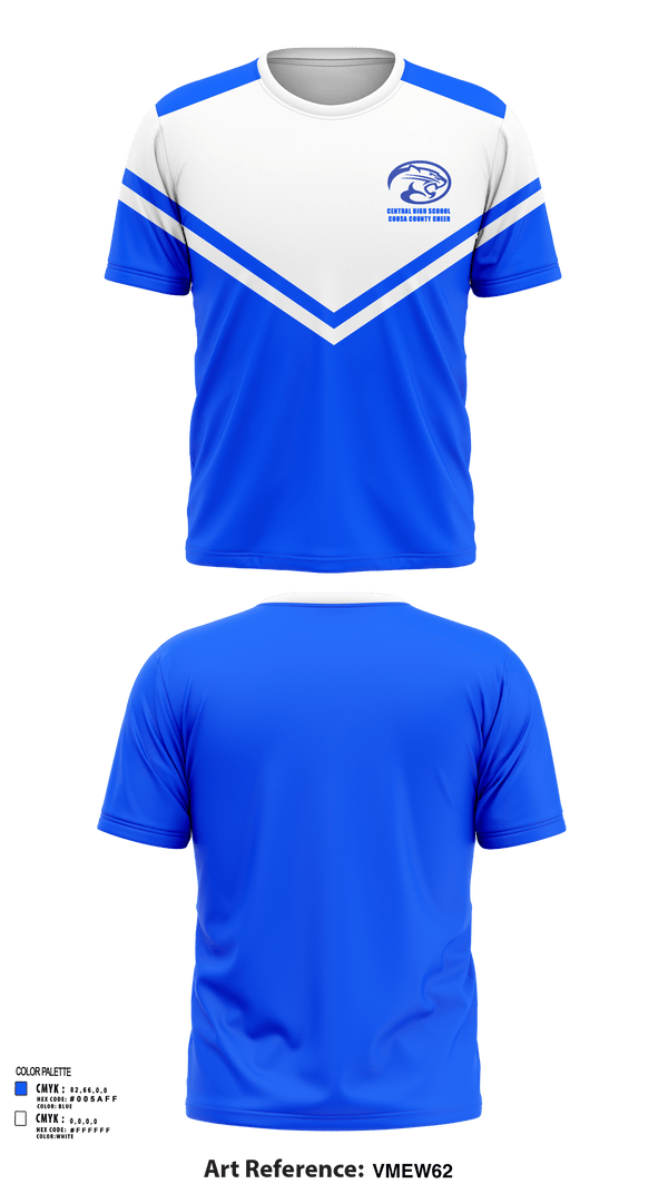 Short Sleeve Performance Shirt, Central High School Coosa County Cheer, Cheer, Teamtime, Team time, sublimation, custom sports apparel, team uniforms, spirit wear, spiritwear, sports uniforms, custom shirts, team store, custom team store, fundraiser sports, apparel fundraiser