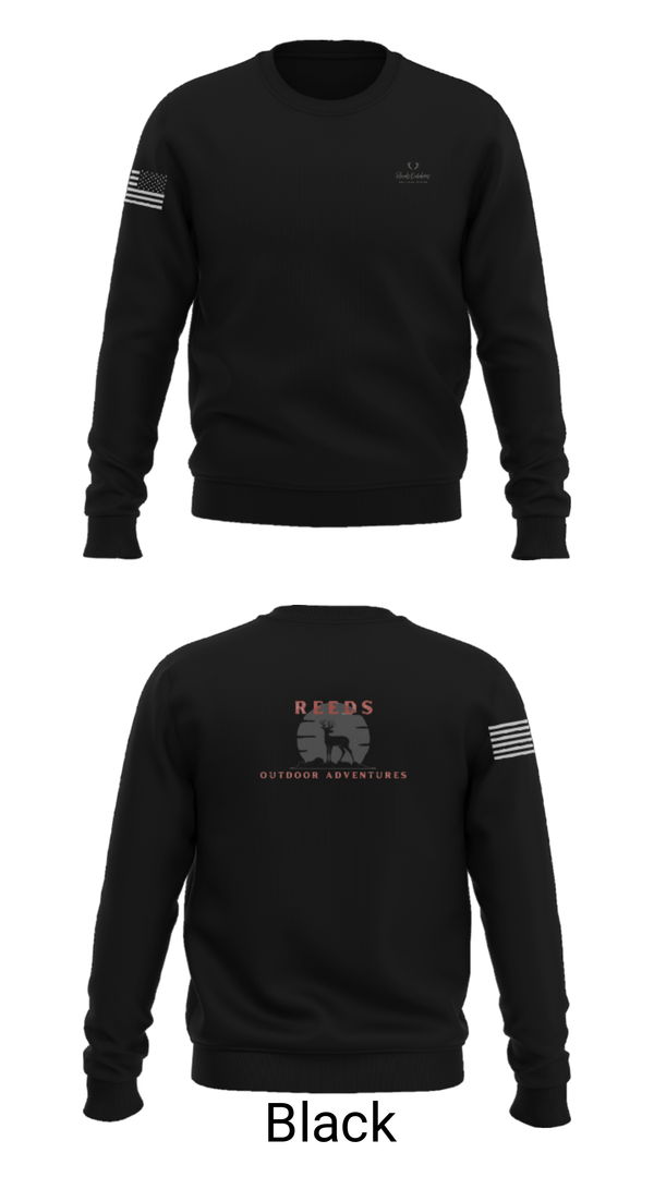 Crew Neck Sweatshirt, Reeds Outdoor Adventures, , Teamtime, Team time, sublimation, custom sports apparel, team uniforms, spirit wear, spiritwear, sports uniforms, custom shirts, team store, custom team store, fundraiser sports, apparel fundraiser