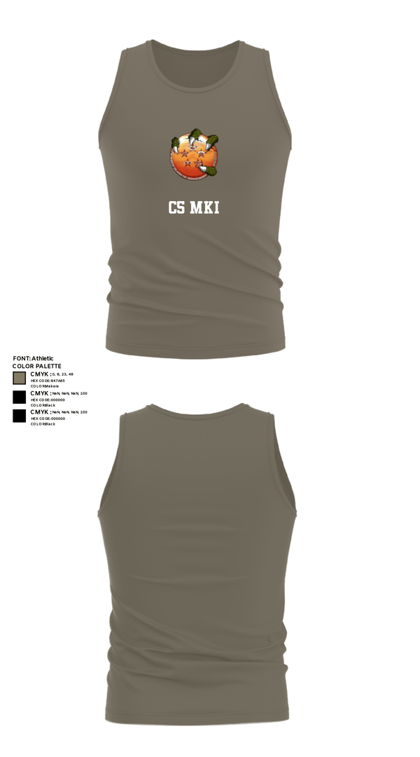 Tank Top, USS MAKIN ISLANDC5 MKI, Navy, Teamtime, Team time, sublimation, custom sports apparel, team uniforms, spirit wear, spiritwear, sports uniforms, custom shirts, team store, custom team store, fundraiser sports, apparel fundraiser