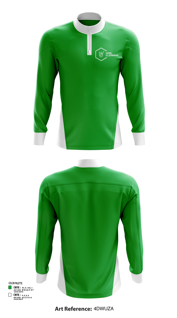 Quarter Zip Jacket, Mrs. Cleaning, , Teamtime, Team time, sublimation, custom sports apparel, team uniforms, spirit wear, spiritwear, sports uniforms, custom shirts, team store, custom team store, fundraiser sports, apparel fundraiser