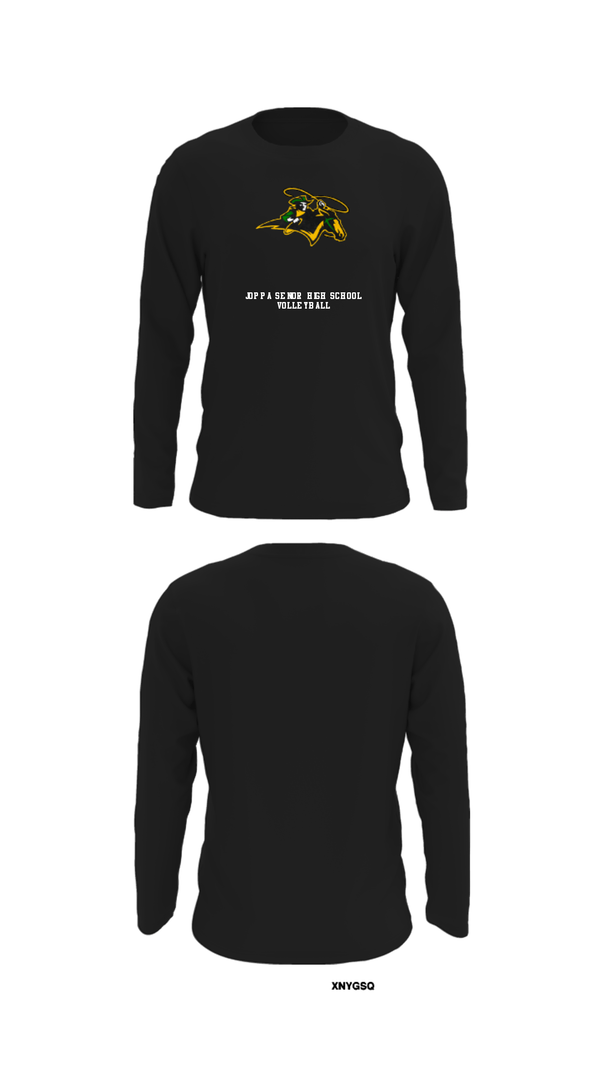 Long Sleeve Performance Shirt, Joppa Senior High School Volleyball, Women's Volleyball, Teamtime, Team time, sublimation, custom sports apparel, team uniforms, spirit wear, spiritwear, sports uniforms, custom shirts, team store, custom team store, fundraiser sports, apparel fundraiser