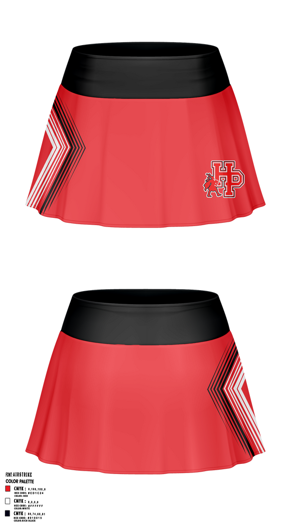 Skort, Highland Park Senior High School Gymnastics, Spirit Store, Teamtime, Team time, sublimation, custom sports apparel, team uniforms, spirit wear, spiritwear, sports uniforms, custom shirts, team store, custom team store, fundraiser sports, apparel fundraiser
