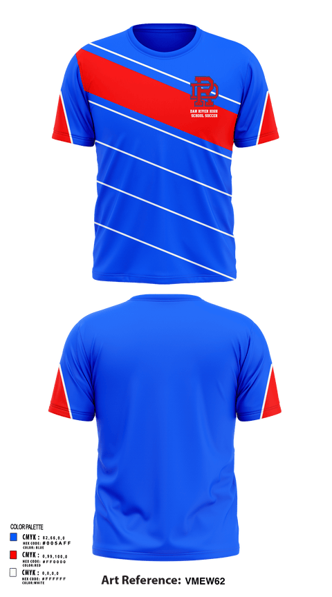 Short Sleeve Performance Shirt, Dan River High School Soccer, Men's Soccer, Teamtime, Team time, sublimation, custom sports apparel, team uniforms, spirit wear, spiritwear, sports uniforms, custom shirts, team store, custom team store, fundraiser sports, apparel fundraiser