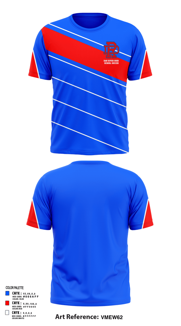 Short Sleeve Performance Shirt, Dan River High School Soccer, Men's Soccer, Teamtime, Team time, sublimation, custom sports apparel, team uniforms, spirit wear, spiritwear, sports uniforms, custom shirts, team store, custom team store, fundraiser sports, apparel fundraiser