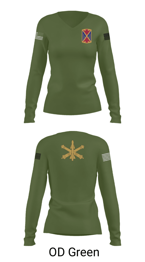Womens Long Sleeve Vneck Shirt, 10th Army Air and Missile Command, Army, Teamtime, Team time, sublimation, custom sports apparel, team uniforms, spirit wear, spiritwear, sports uniforms, custom shirts, team store, custom team store, fundraiser sports, apparel fundraiser