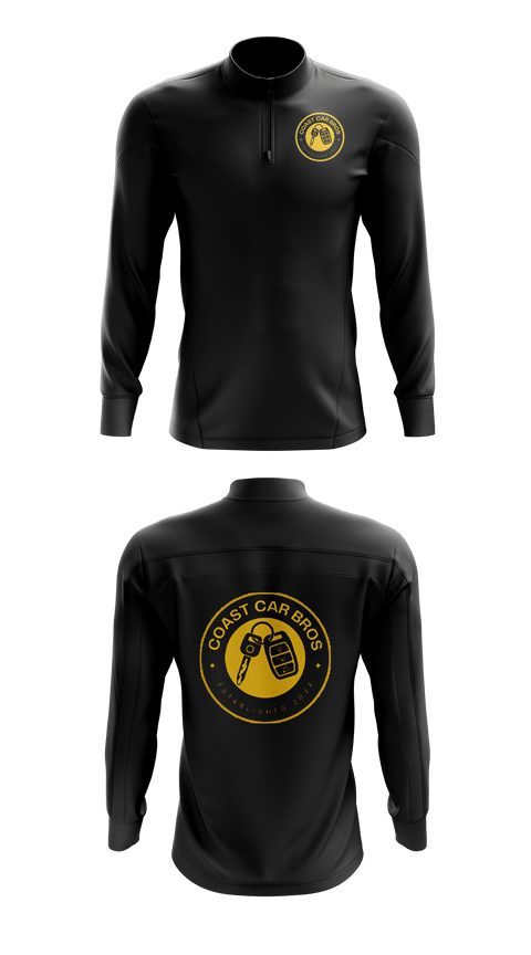 Quarter Zip Jacket, Coast Car Bros LLC, , Teamtime, Team time, sublimation, custom sports apparel, team uniforms, spirit wear, spiritwear, sports uniforms, custom shirts, team store, custom team store, fundraiser sports, apparel fundraiser
