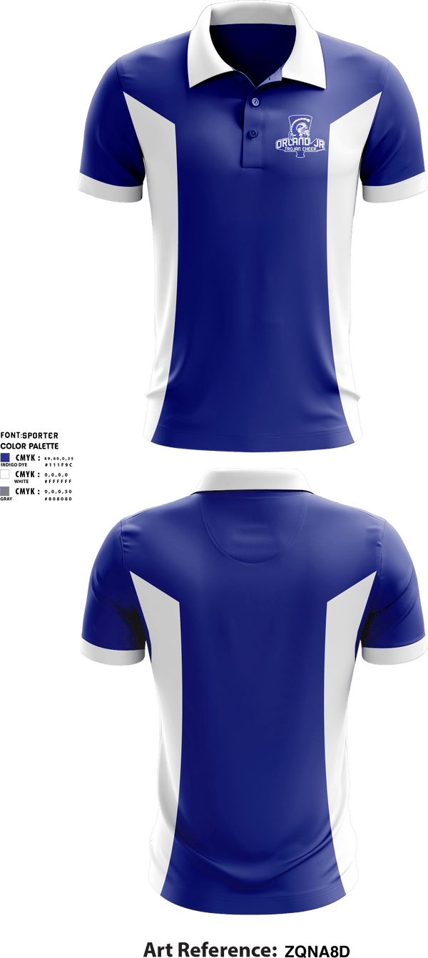 Short Sleeve Performance Polo, Orland Jr Trojans Cheer, Cheer, Teamtime, Team time, sublimation, custom sports apparel, team uniforms, spirit wear, spiritwear, sports uniforms, custom shirts, team store, custom team store, fundraiser sports, apparel fundraiser
