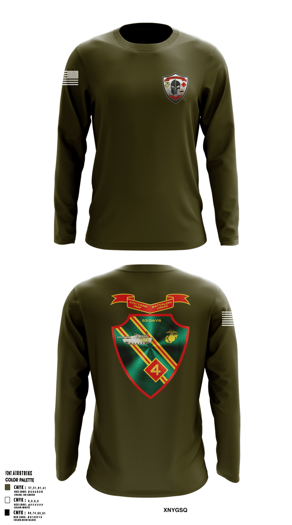 Long Sleeve Performance Shirt, Det. 4 Tows and Scouts 4th Tank Battalion, , Teamtime, Team time, sublimation, custom sports apparel, team uniforms, spirit wear, spiritwear, sports uniforms, custom shirts, team store, custom team store, fundraiser sports, apparel fundraiser