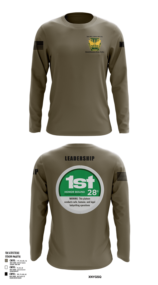 Long Sleeve Performance Shirt, 28th MP Company, National Guard, Teamtime, Team time, sublimation, custom sports apparel, team uniforms, spirit wear, spiritwear, sports uniforms, custom shirts, team store, custom team store, fundraiser sports, apparel fundraiser