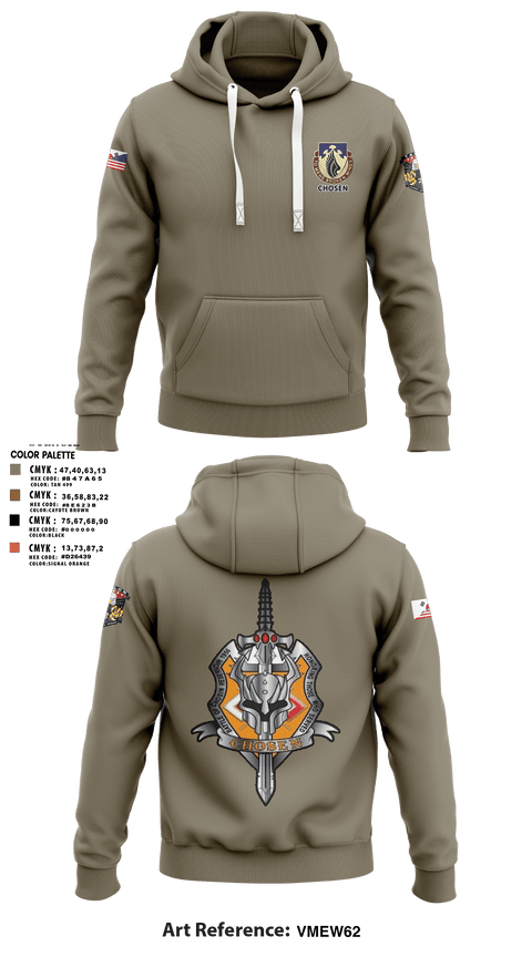 Hoodie, C-Co 602D ASB, Army, Teamtime, Team time, sublimation, custom sports apparel, team uniforms, spirit wear, spiritwear, sports uniforms, custom shirts, team store, custom team store, fundraiser sports, apparel fundraiser