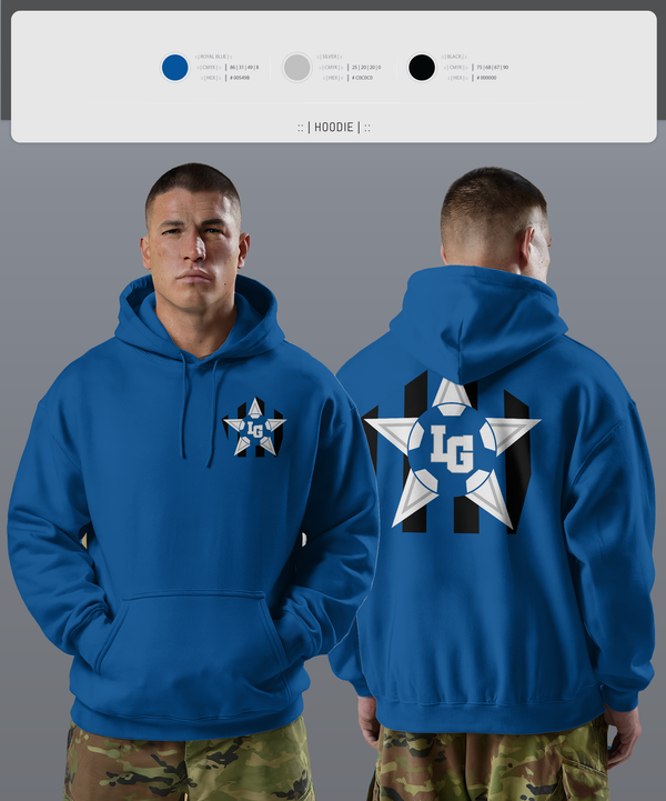 Hoodie, LaGrange Grangers, Men's Soccer, Teamtime, Team time, sublimation, custom sports apparel, team uniforms, spirit wear, spiritwear, sports uniforms, custom shirts, team store, custom team store, fundraiser sports, apparel fundraiser