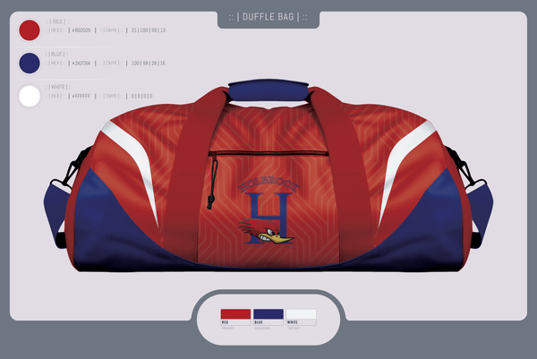 Duffle Bag, Holbrook High School Wrestling, Wrestling, Teamtime, Team time, sublimation, custom sports apparel, team uniforms, spirit wear, spiritwear, sports uniforms, custom shirts, team store, custom team store, fundraiser sports, apparel fundraiser