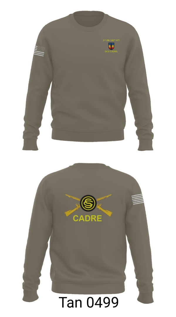 Crew Neck Sweatshirt, 106th RTI OCS, , Teamtime, Team time, sublimation, custom sports apparel, team uniforms, spirit wear, spiritwear, sports uniforms, custom shirts, team store, custom team store, fundraiser sports, apparel fundraiser
